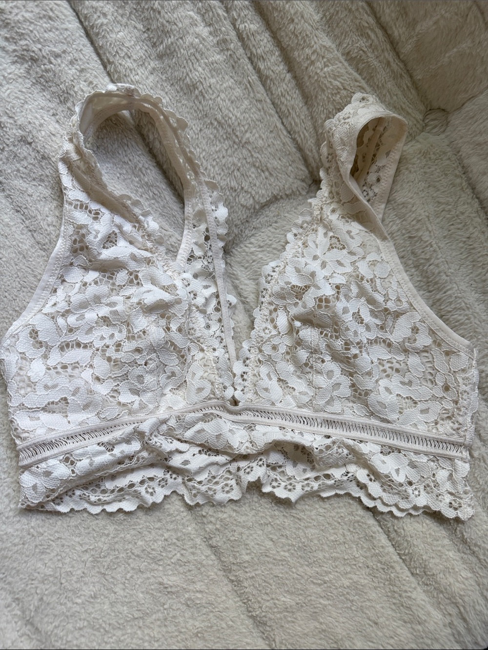 Victoria's Secret Lace Bralette - Ivory